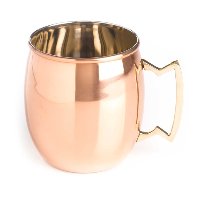 Moscow Mules 16 oz. Barrel Style Copper Moscow Mule Mug