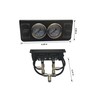 NYSUS Dual Air Gauge Controller Panel Paddle Valve Gauge with