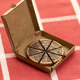 Pizzas of Eight Coin | Copper Supreme Breakable Pizza Coin Gift