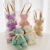 Ribbon Bear Towel Brown 3ea