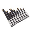 9Pcs Boring Bar Set 1/2" F1 Type High Speed Steel