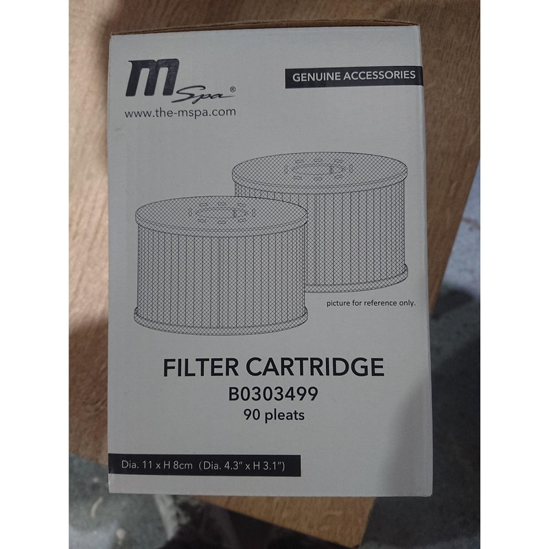 MSpa 2 x Original Replacement Filter Cartridges Hot Tubs Accessories