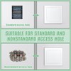 Memrita Plumbing Access Panels for Drywall,Reinforced Plastic Wall Access Doors