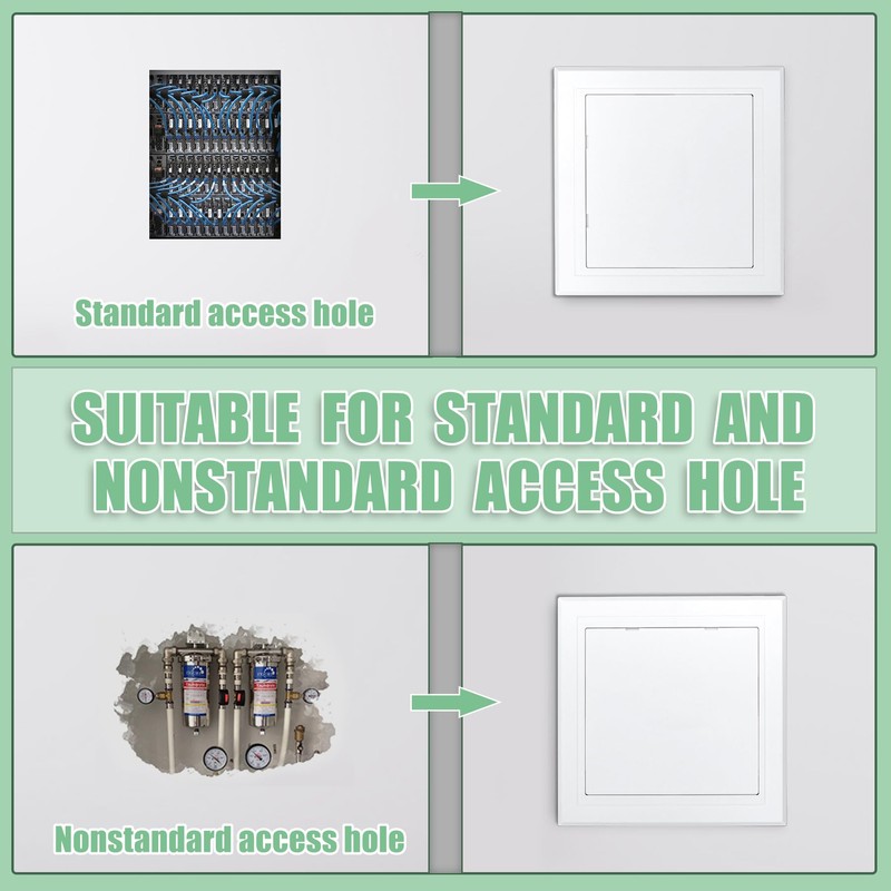 Memrita Plumbing Access Panels for Drywall,Reinforced Plastic Wall Access Doors