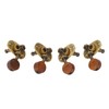 4 Pcs Ukulele Tuning Peg 2R 2L Metal Rosewood Elegant