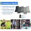 S SportEase Grey Booty Bands Set - 5 Piece Eco-Friendly