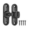 PATIKIL 1 Pack Flip Sliding Door Latch Safety Bar Gate