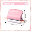 All Metal 6-Hole Punch, Paper Hole Puncher with Positioning Mark,