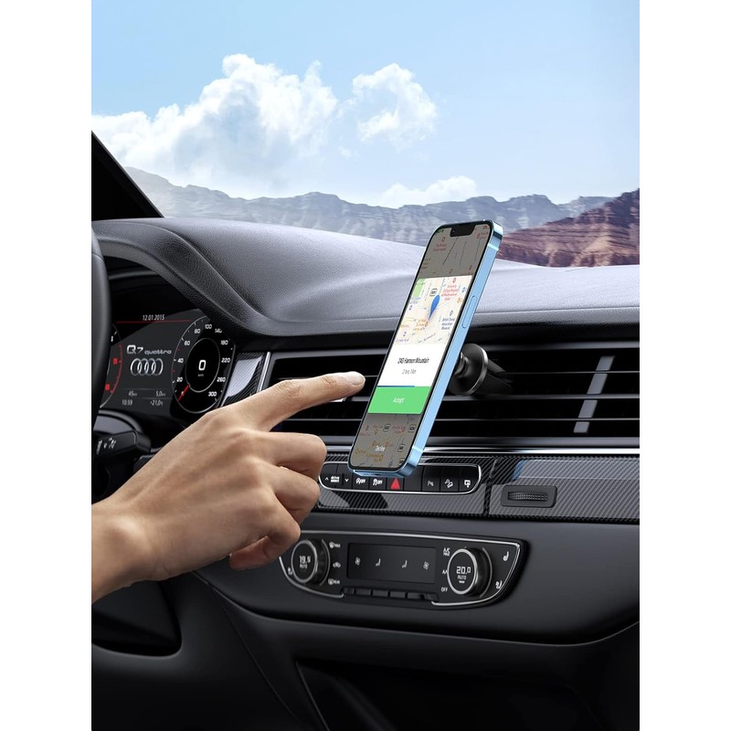 UGREEN Magnético Soporte Celular Auto de Ventilación, Base Porta Automóvil