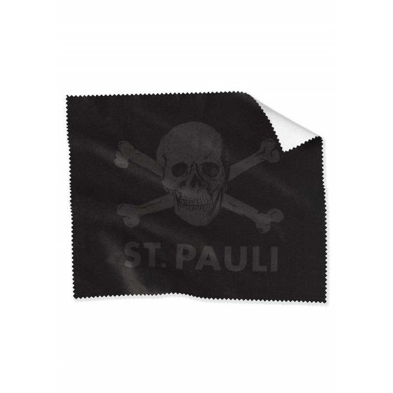St. Pauli FC Skull Glasses Case, black