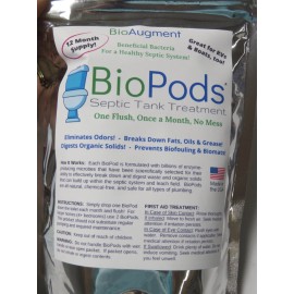 BioAugment Wastewater Solutions Septic Tank Treatment ALL NATURAL CHEMICAL FREE Bio Pods RVs & Boats and More