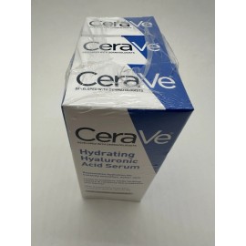 Cerave 3 Cerave Hyaluronic Acid Serum for Face with Vitamin B5 and Ceramides 1 oz. each