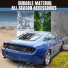 HAKA TOUGH Tail Light Lamp Cover Frame for Ford Mustang