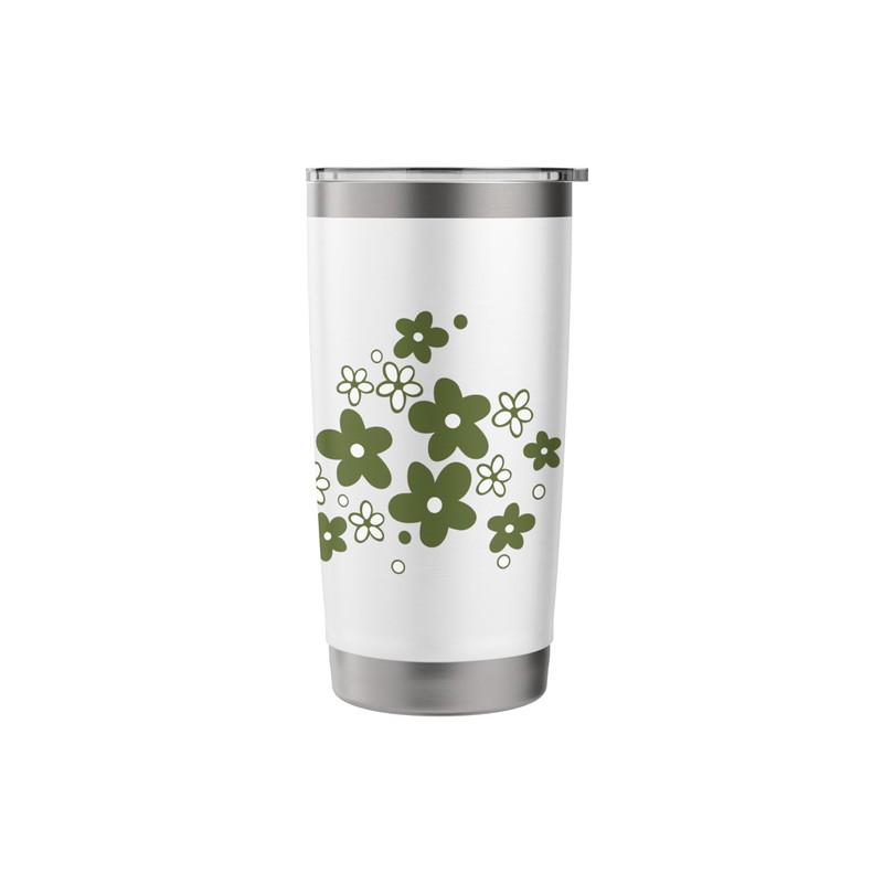 Vintage Pyrex Spring Blossom, Retro Kitchen Stainless Steel Insulated Tumbler