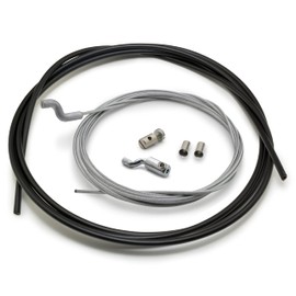 Easyboost Gas Rope Throttle Cable Repair Kit Diameter 1.5 mm with Z-End Piece Cable Sheath Screw Nipple Gas Cable for Lawnmower Single Axle Tractor Brush Cutter Motor Hoe Engine Cutter