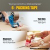 K-MART Packaging Tape, Industrial Duty Brown Parcel Tape 6 Rolls