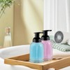 3 Pcs Foaming Soap Dispenser Clear Glass Foam Pump Bottle