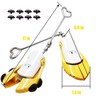 DALUBAE Boot Stretchers for Cowboy Boots, 2 Pack Adjustable Shoe