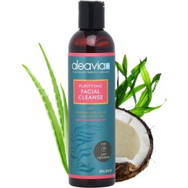 Purifying Organic Facial Cleanser Aleavia Presents The Leading Facial Wash Treatment Made With Aloe Vera To Prevent Acne & Oily Skin Exfoliate & Hydrate Your Face Today
