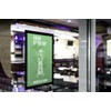 Durable Duraframe Sun Static Cling Frame, A4, Black (Pack of
