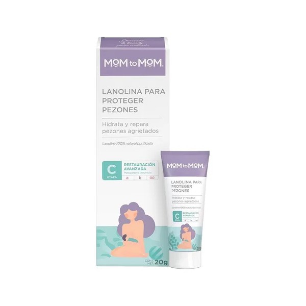 Mom To Mom Lanolina Para Proteger Pezones Lactancia 20g Tipo