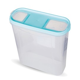 Bestlivings Storage Jars with Lid, 4.5 Litres (Turquoise), Airtight Container BPA Free for Food, Storage Container Set, Food Storage Containers, 2 Hinged Lids