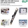 ELP 16MP Autofocus USB Camera with Microphone for Computer Mini