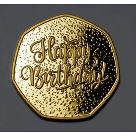 80th Birthday 24ct Gold Commemorative. 80 Years 'But Who's Counting' Gift/Present Congratulations/Party/Ideas Celebrating 80 Eighty Grandad/Grandma