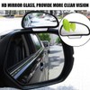 Car Blind Spot Mirrors(5.12 * 2.75in), Adjustable Auxiliary Universal Wide