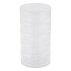 Meiho Round Case, Large, 5 Tiers, Clear