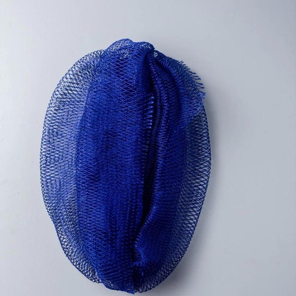African Exfoliating Net Sponge, Ethically Sourced From Nigeria:_Navy Blue