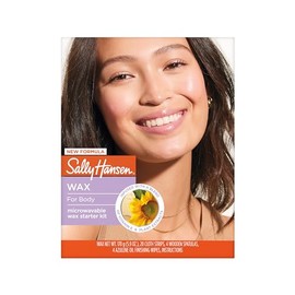 Sally Hansen Microwavable Wax Starter Kit for Body Legs, Underarms & Bikini | Removes Hair from Root – Vegan & Dermatologist Tested