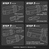 NUVISION LIGHTING Pair of LED License Plate Lights Compatible with