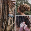 Queta Viking Rune Beads, Nordic Beard Beads, Braiding Beads, Hair