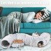 Shyllin Cat Tunnel Round Plush Cat Tunnel Round with Sleeping