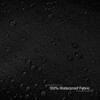 qtlines Black Shower Curtains for Bathroom, 180 x 180 cm,