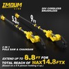 IMOUMLIVE 2-IN-1 Cordless Pole Saw & Mini Chainsaw, 21V 3.0Ah
