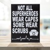 JennyGems Nurse Gifts for Appreciation - Not All Superheroes Wear