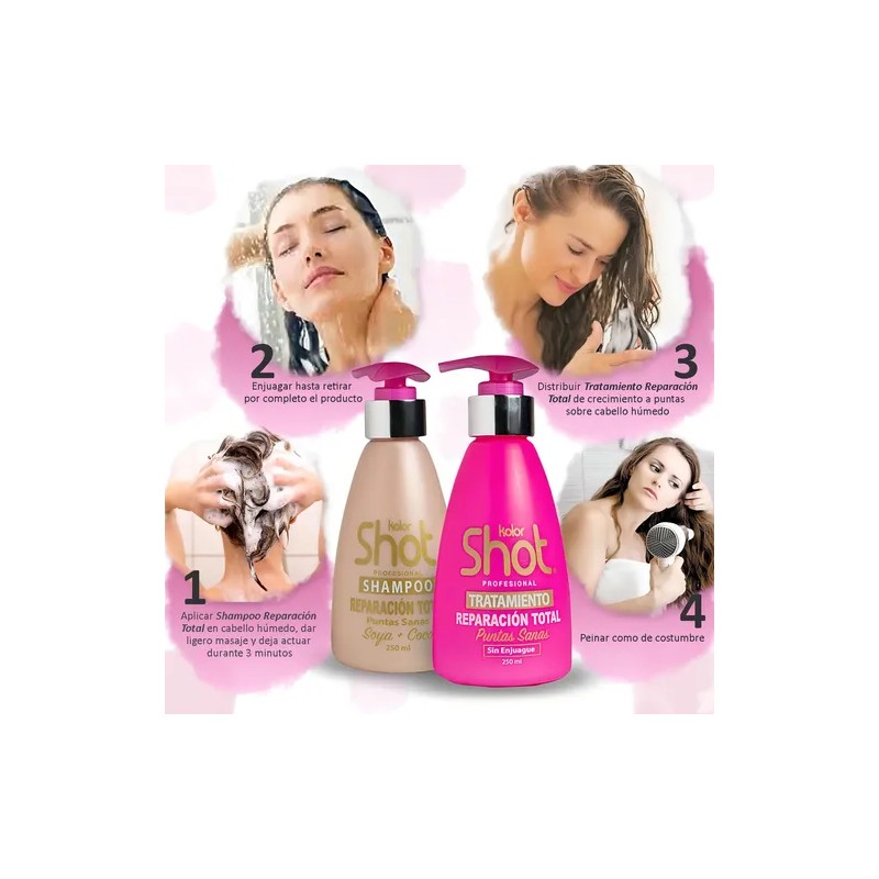 Shampoo Y Tratamiento Sin Parabenos P Cabello Maltratado