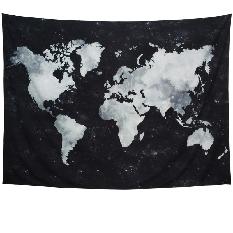 Lahasbja World Tapestry Map Tapestry Starry World Map Tapestry Apartment