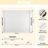 Noodle Board Stove Top Covers - White Wooden Stove Cover