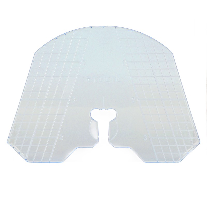 Dental Guide Plate Clear Accurate Measurement Dental Teeth Arrangement Guide