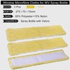 POFET 3 PCS Washable Microfibre Mop Cloth Window Vac Cleaning
