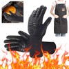 Humidific Guantes de Cocina de Silicona Antideslizantes, Guantes de Barbacoa,