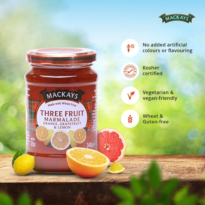 McKay's Marmalade, 3 Fruit, 12 Oz