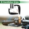 Partuto 7/8" 22mm 15/16" 24mm Motorcycle Hand Grips Cover Kit