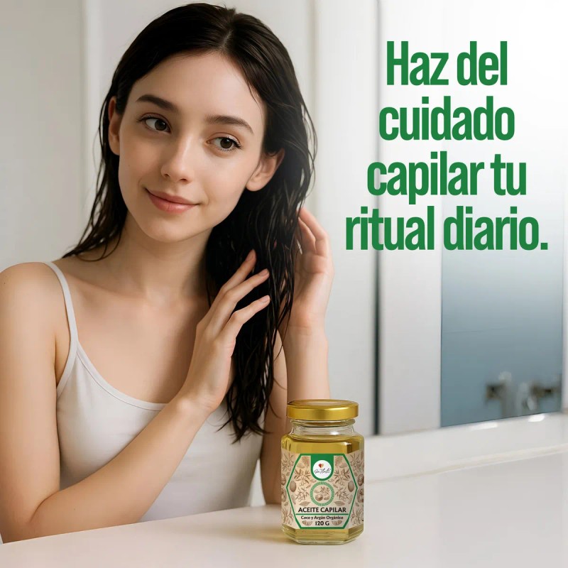 Aceite Capilar Anticaída Coco Y Argán 120g Ga Tlali