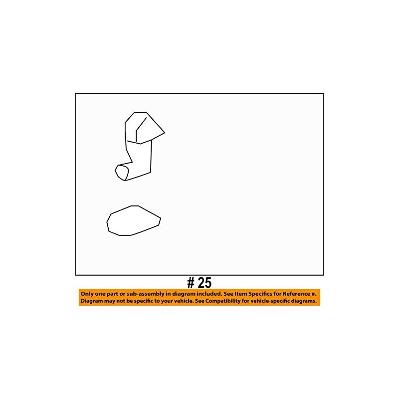 Genuine Honda 76810-SZA-A01ZA Windshield Washer Nozzle Assembly, Front