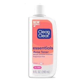 Astringente Clean & Clear Essentials Tratamiento Acne Todo Tipo De Piel Día/noche