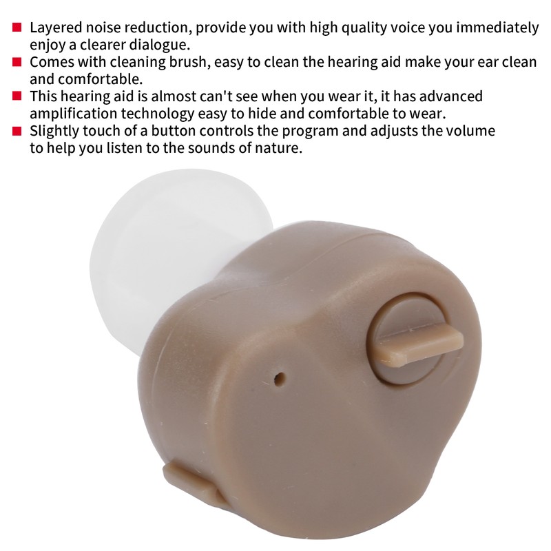 09H Single Deep Ear Canal Hearing Aid Sound Amplifier Assist
